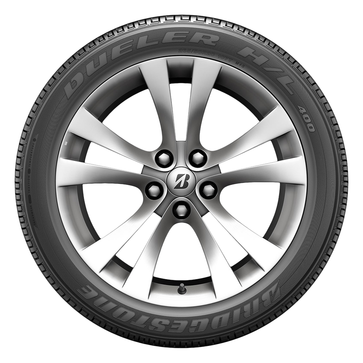 235/55R19 101V BRIDGESTONE DUELER H/L 400 BLACK - All-Season Tire