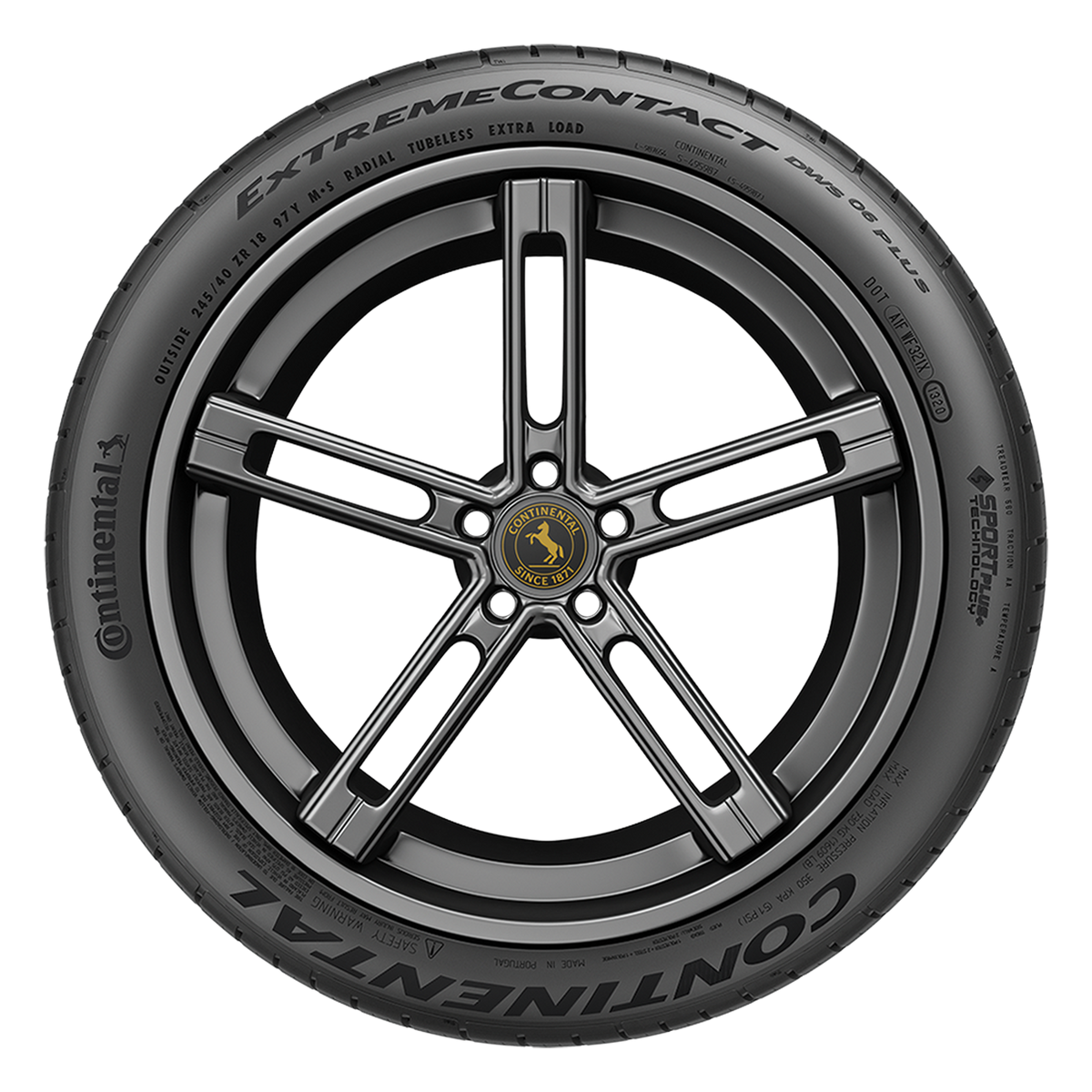235/50R17 96W CONTINENTAL EXTREMECONTACT DWS 06 PLUS - All-Season Tire
