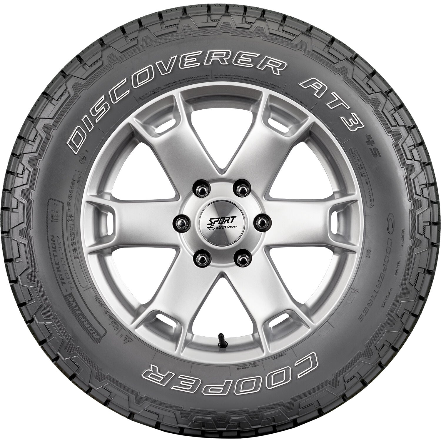 325/65R18 XL 127/124R COOPER RWL DISCOVERER AT3 - All-Season Tire