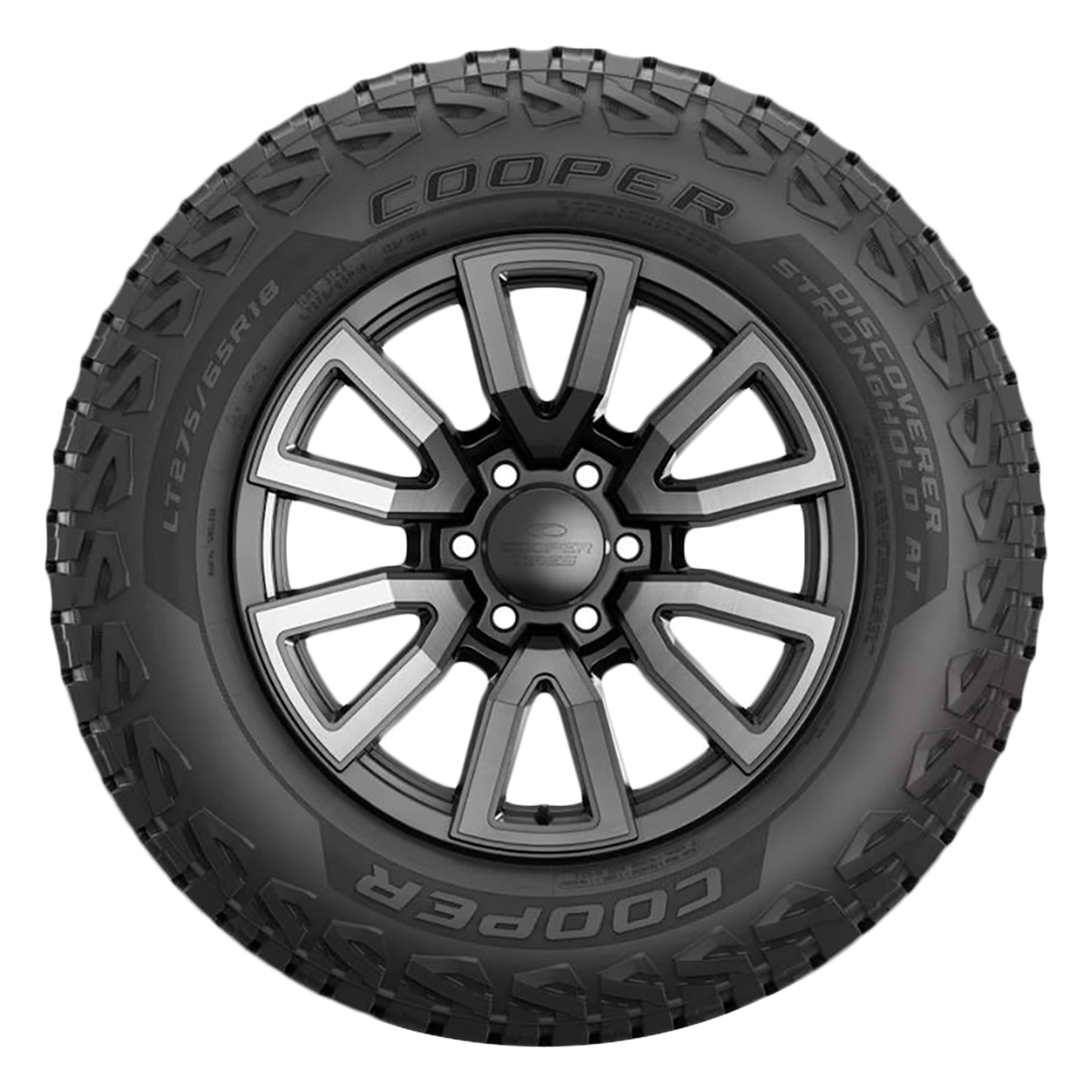 LT265/60R20 121S LRE COOPER DISCOVERER STRONGHOLD AT BLK - All-Weather Tire