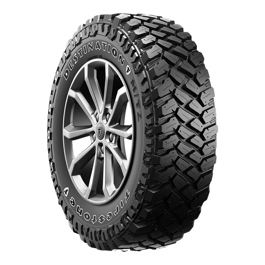 LT37X13.50R22 123Q LRLRE FIRESTONE LRE DESTINATION M/T2 BLACK - Winter-Studdable Tire