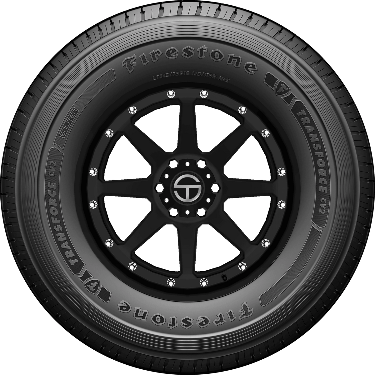 LT225/75R16 121R LRLRE FIRESTONE LRE TRANSFORCE CV2 BL - Unknown Tire
