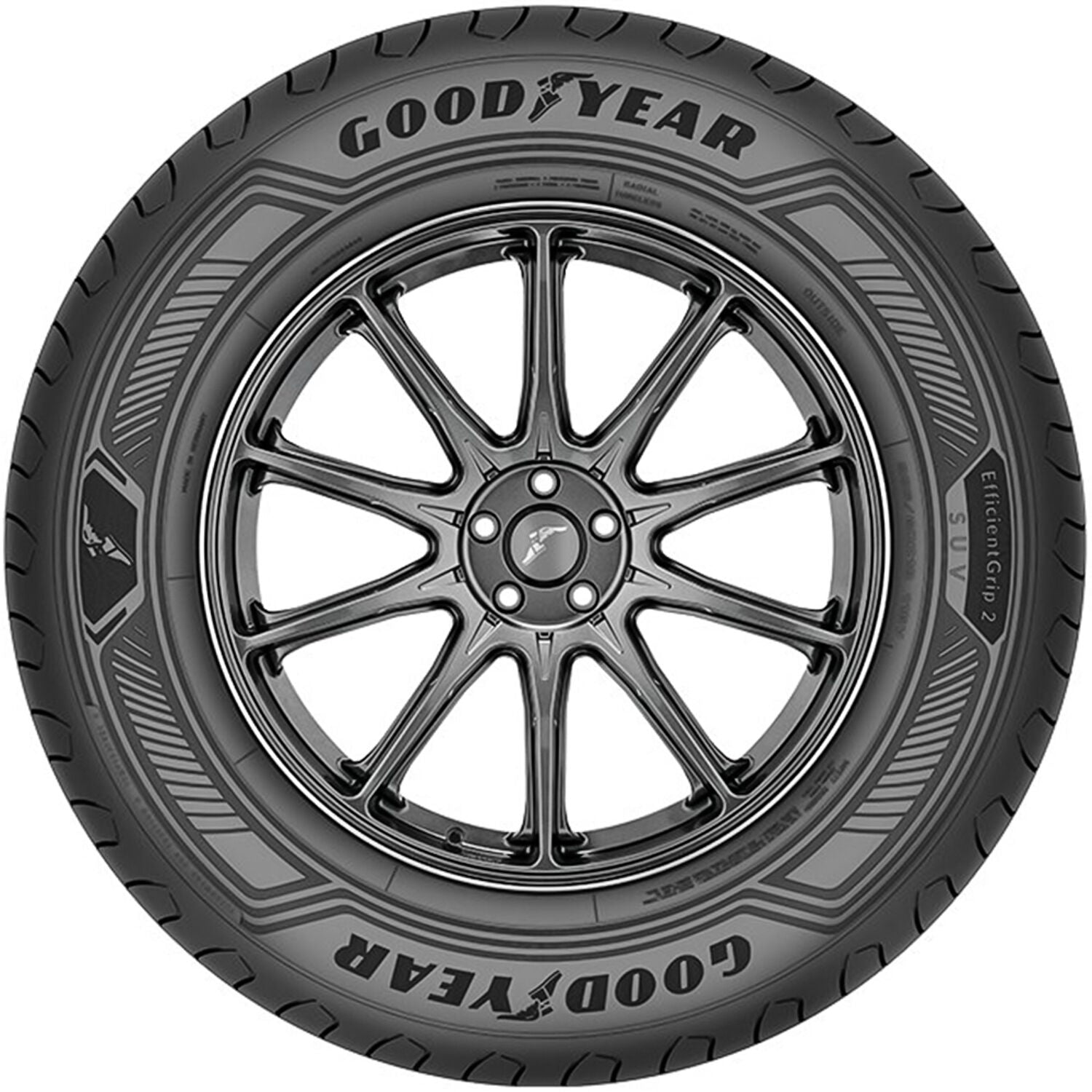 Goodyear EFFICIENT GRIP (RFT) BLACK 255/40R18 tire