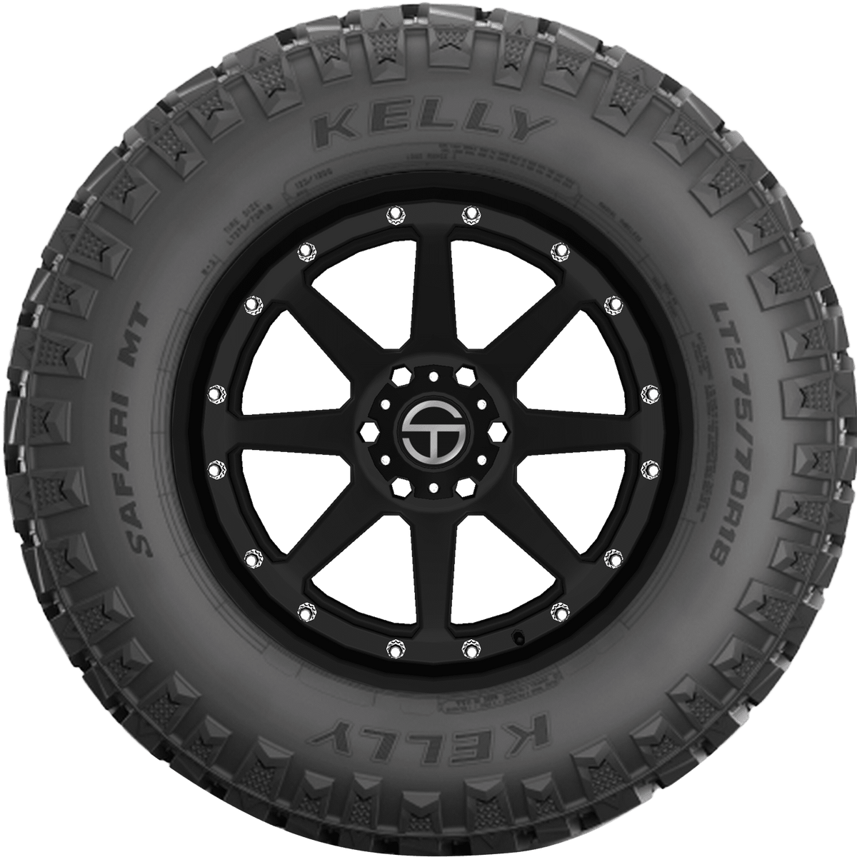 LT37X12.50R20 126P LRLRE KELLY LRE SAFARI MT BSL - All-Season Tire