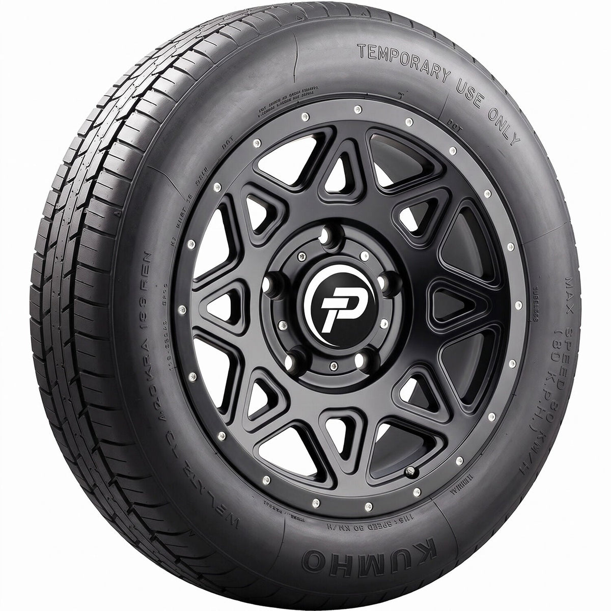 T135/70R19 105M KUMHO TEMPORARY SPARE BLACK EV - All-Season Tire