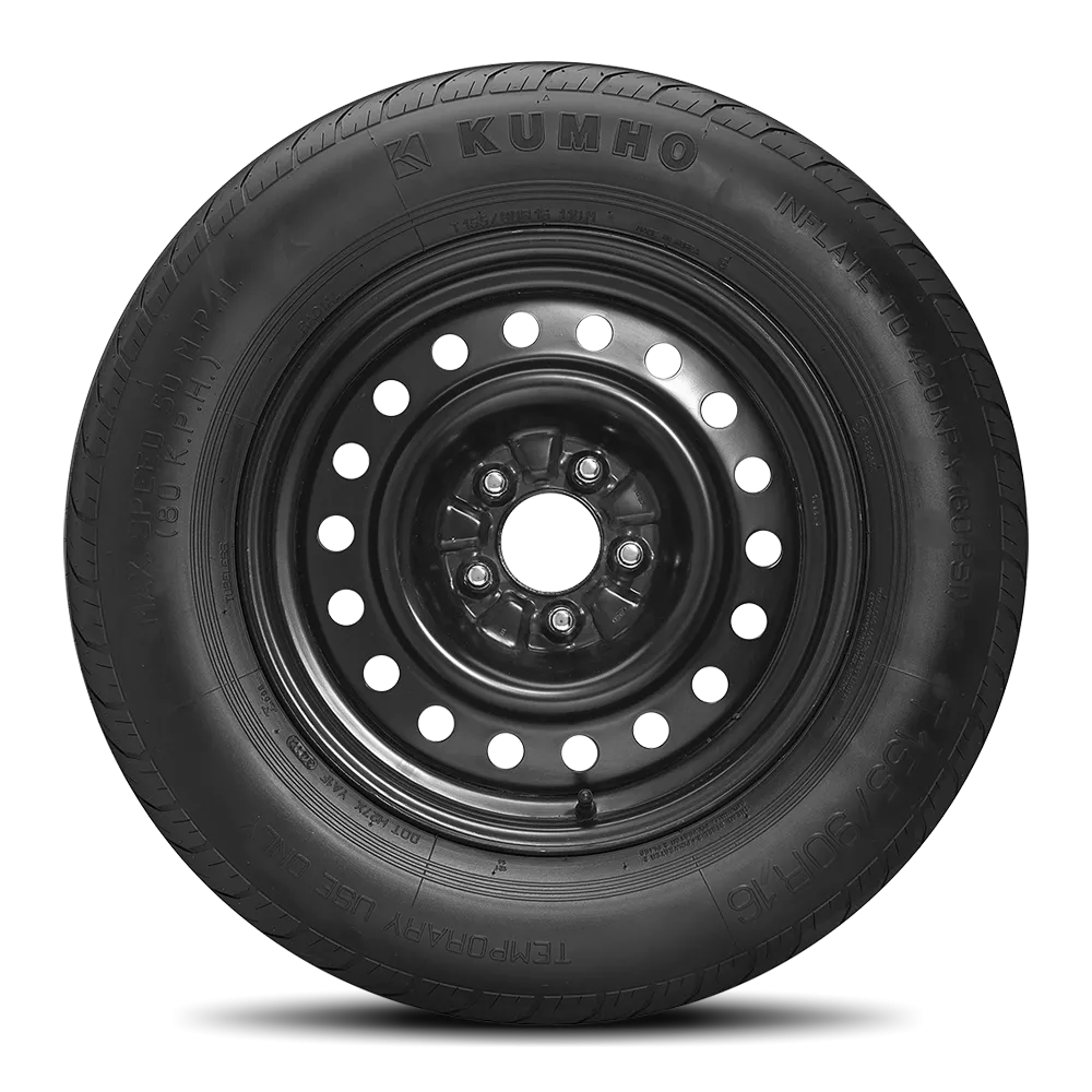 T135/80R18 104M KUMHO TEMPORARY SPARE BLACK - All-Season Tire