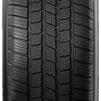 Michelin Defender LTX M/S tire — tread close-up
