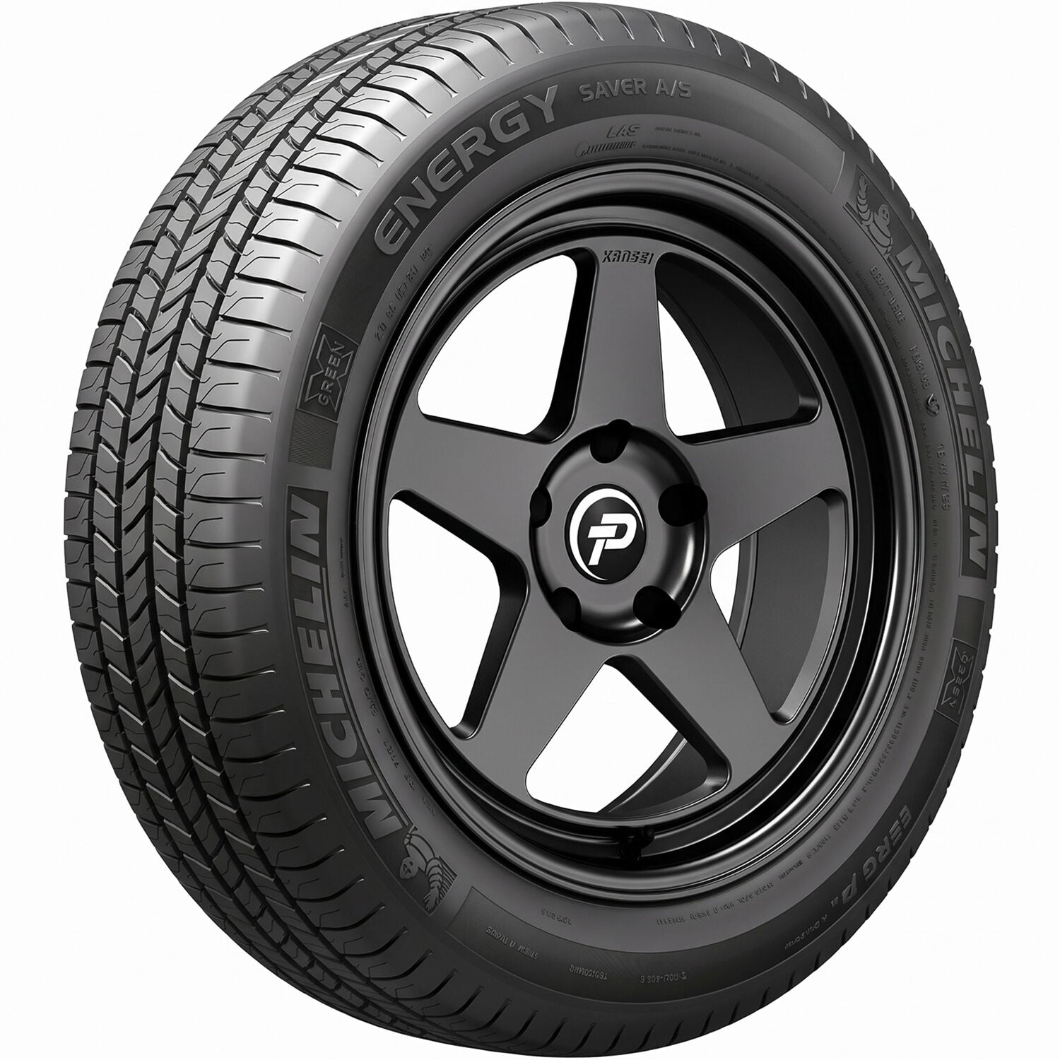 LT235/80R17 120R LRLRE MICHELIN LRE ENERGY SAVER A/S BLACK - All-Season Tire