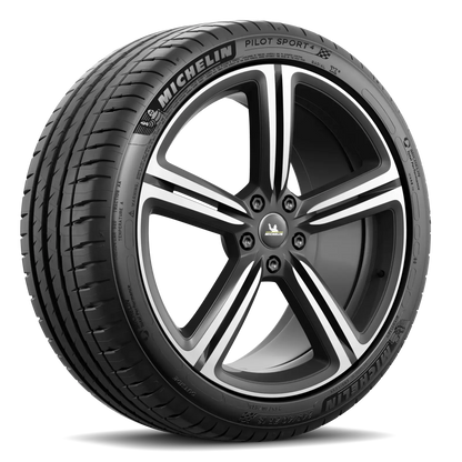 Michelin Pilot Sport 4 tire — three-quarter view