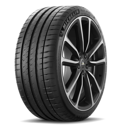 Michelin Pilot Sport 4 S tire — angled view