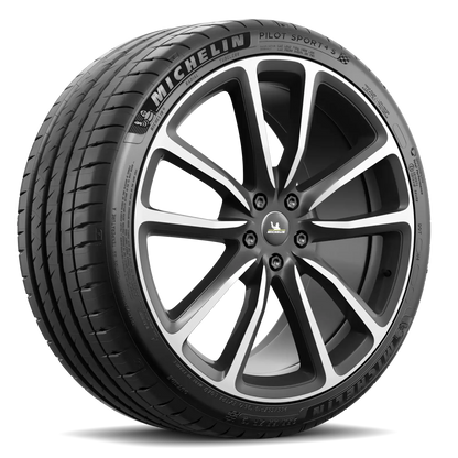 Michelin Pilot Sport 4 S tire — three-quarter view