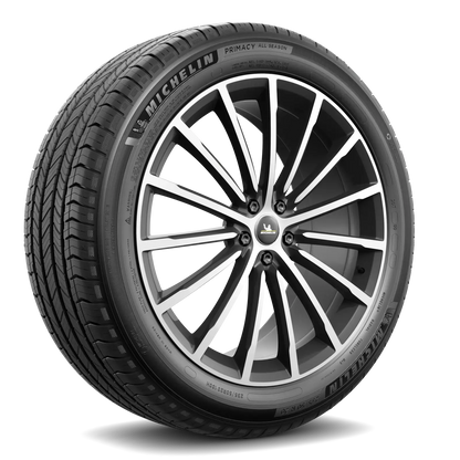 Michelin Primacy A/S tire — three-quarter view