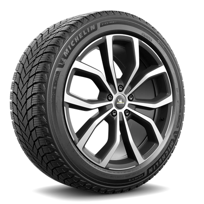 Michelin X-Ice Snow Plus tire — three-quarter view