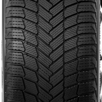Michelin X-Ice Snow Plus tire — tread close-up
