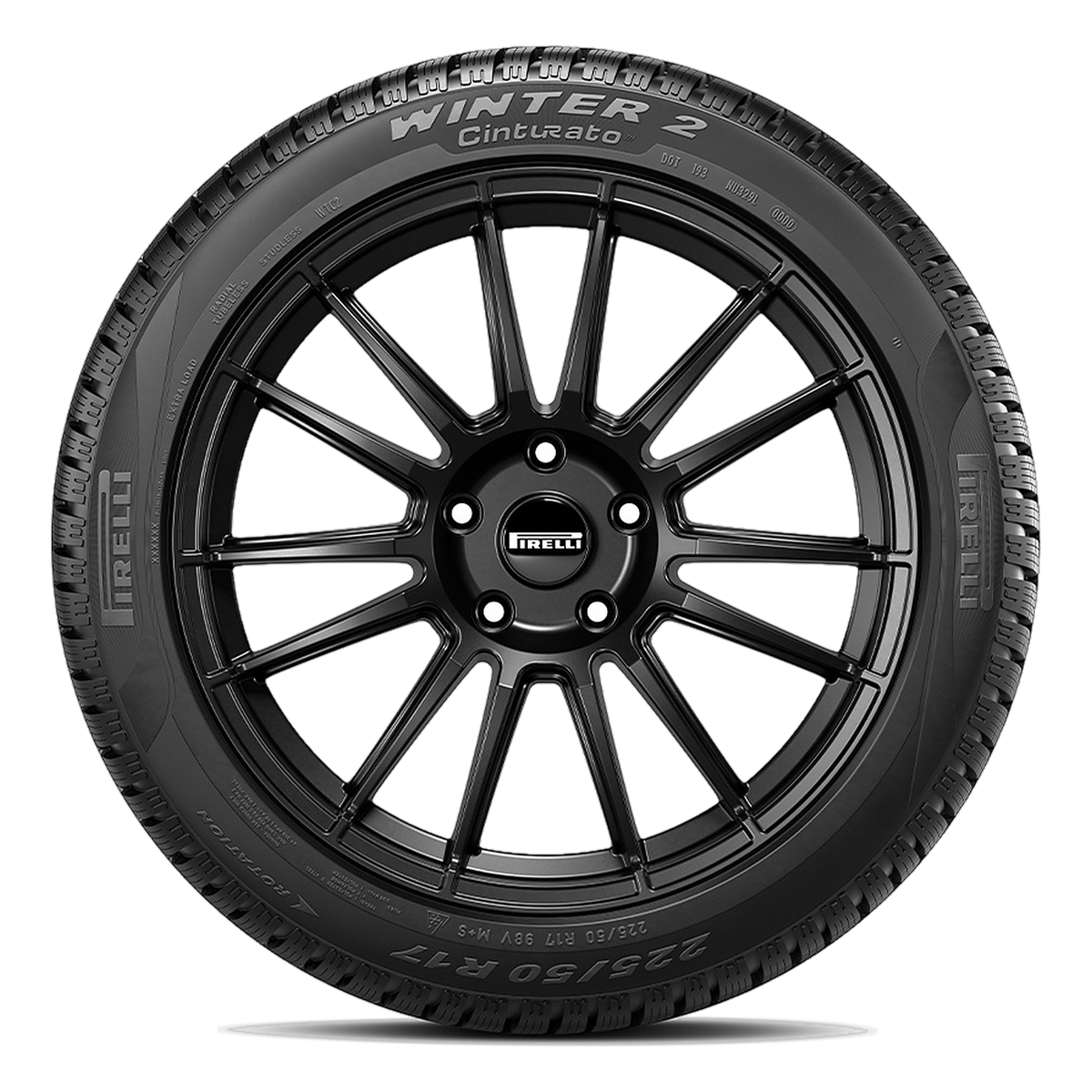 235/55R17 XL 103V LR2 PIRELLI CINTURATO WINTER 2 - Winter-Studless Tire