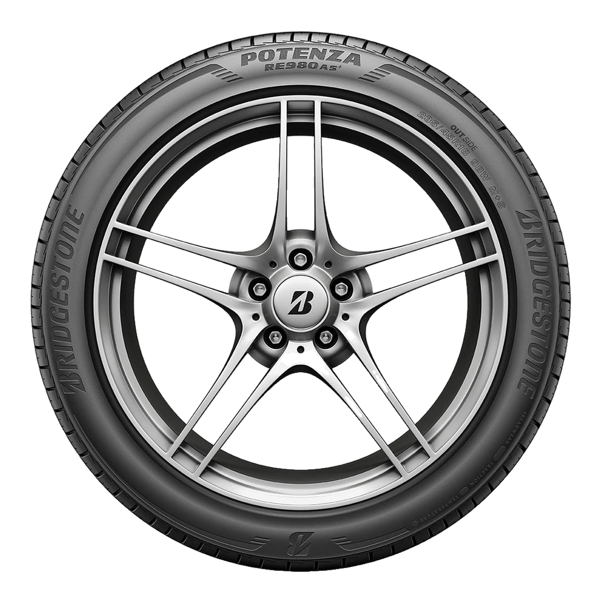 215/50R17 XL 95W LR2 BRIDGESTONE POTENZA RE980AS+ BL - All-Season Tire