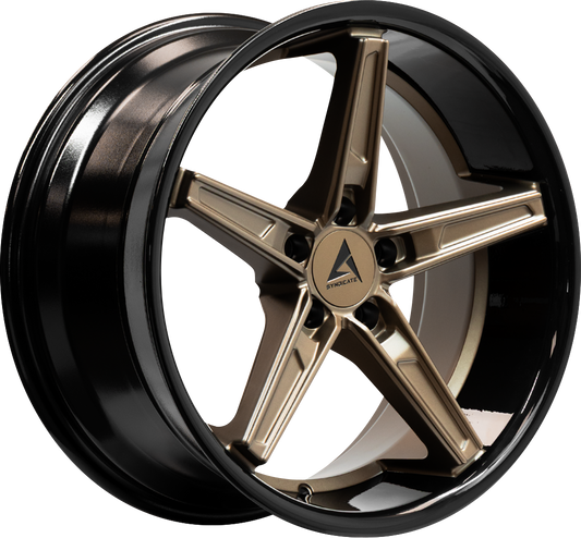 ARMED SYNDICATE DON 74.1 20x9 5x108|5x110 35 MATTE BRONZE FACE + GLOSS BLACK LIP