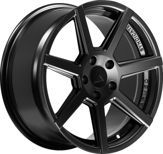 ARMED SYNDICATE ASSASSIN 74.1 19x8.5 5x112|5x114.3 32 MATTE BLACK