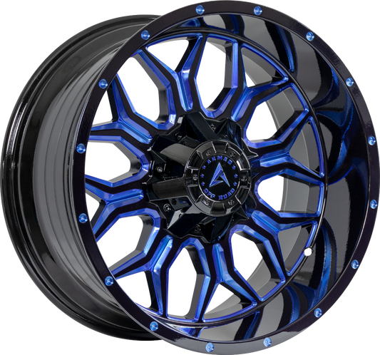 ARMED OFF-ROAD INFANTRY 108.1 20x12 6x135|6x139.7 -44 GLOSS BLACK BLUE MILLED