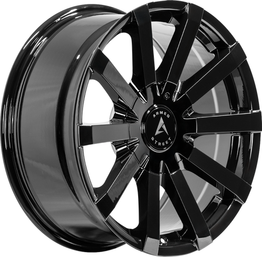 ARMED STREET OUTLAW 74.1 17x8 5x112|5x114.3|5x120 35 GLOSS BLACK