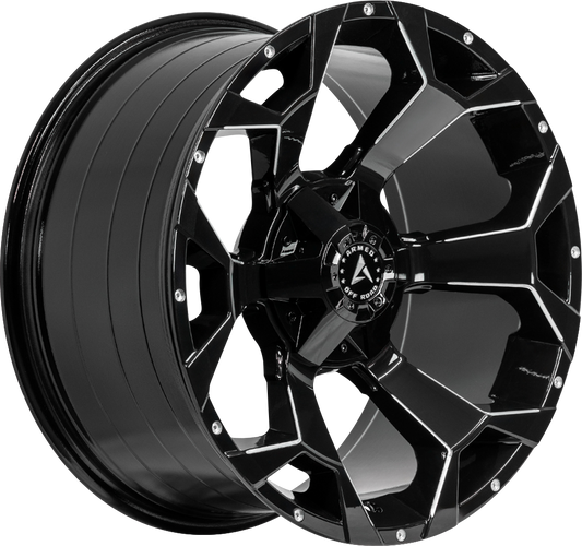 ARMED OFF-ROAD BOMBER 87.1 20x10 Blank 0 GLOSS BLACK MILLED