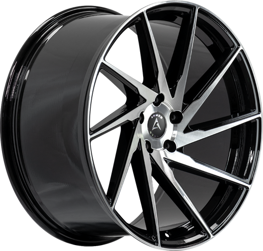 ARMED STREET 9MM 74.1 20x10 5x120 42 GLOSS BLACK MACHINED FACE