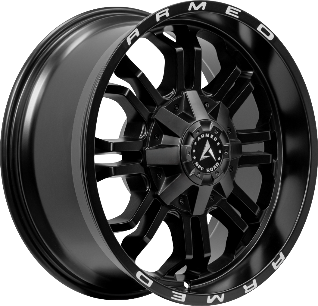 ARMED OFF-ROAD CANNON 125.1 20x10 8x170 -24 MATTE BLACK + ARMED