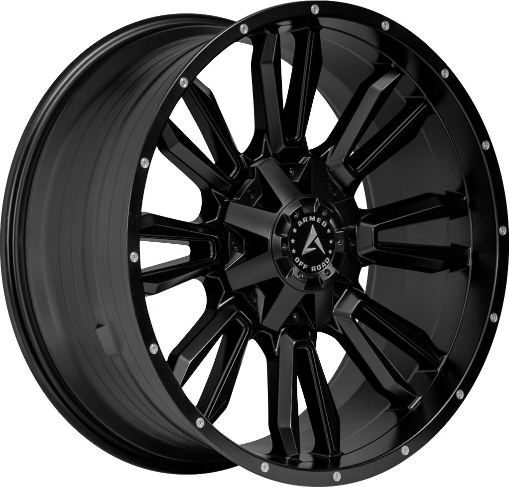 ARMED OFF-ROAD DAGGER 125.1 20x10 8x170 -24 SATIN BLACK