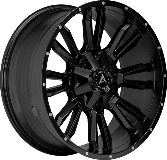 ARMED OFF-ROAD DAGGER 125.1 22x10 8x165.1|Blank 0 SATIN BLACK