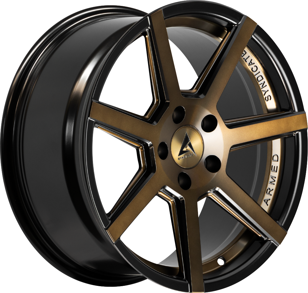 ARMED SYNDICATE ASSASSIN 74.1 20x9 5x108|5x110 32 MATTE BRONZE + BLACK