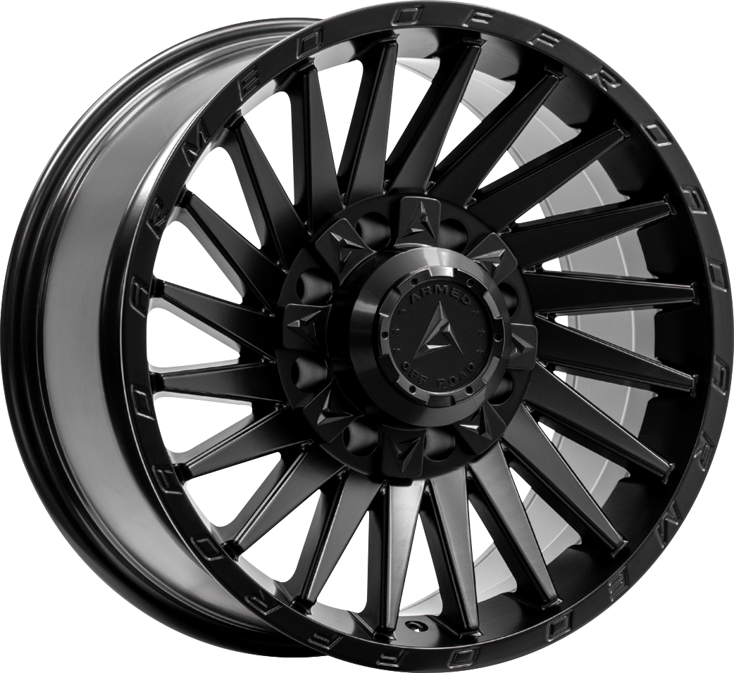 ARMED OFF-ROAD MILITIA 78.1 22x10 5x127|5x139.7 -18 MATTE BLACK
