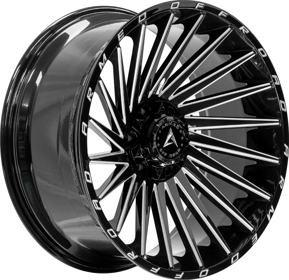 ARMED OFF-ROAD MILITIA 125.1 20x9 8x165.1|8x170 12 GLOSS BLACK MILLED