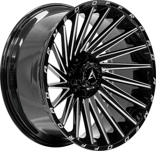 ARMED OFF-ROAD MILITIA 125.1 17x9 8x165.1|8x170 12 GLOSS BLACK MILLED