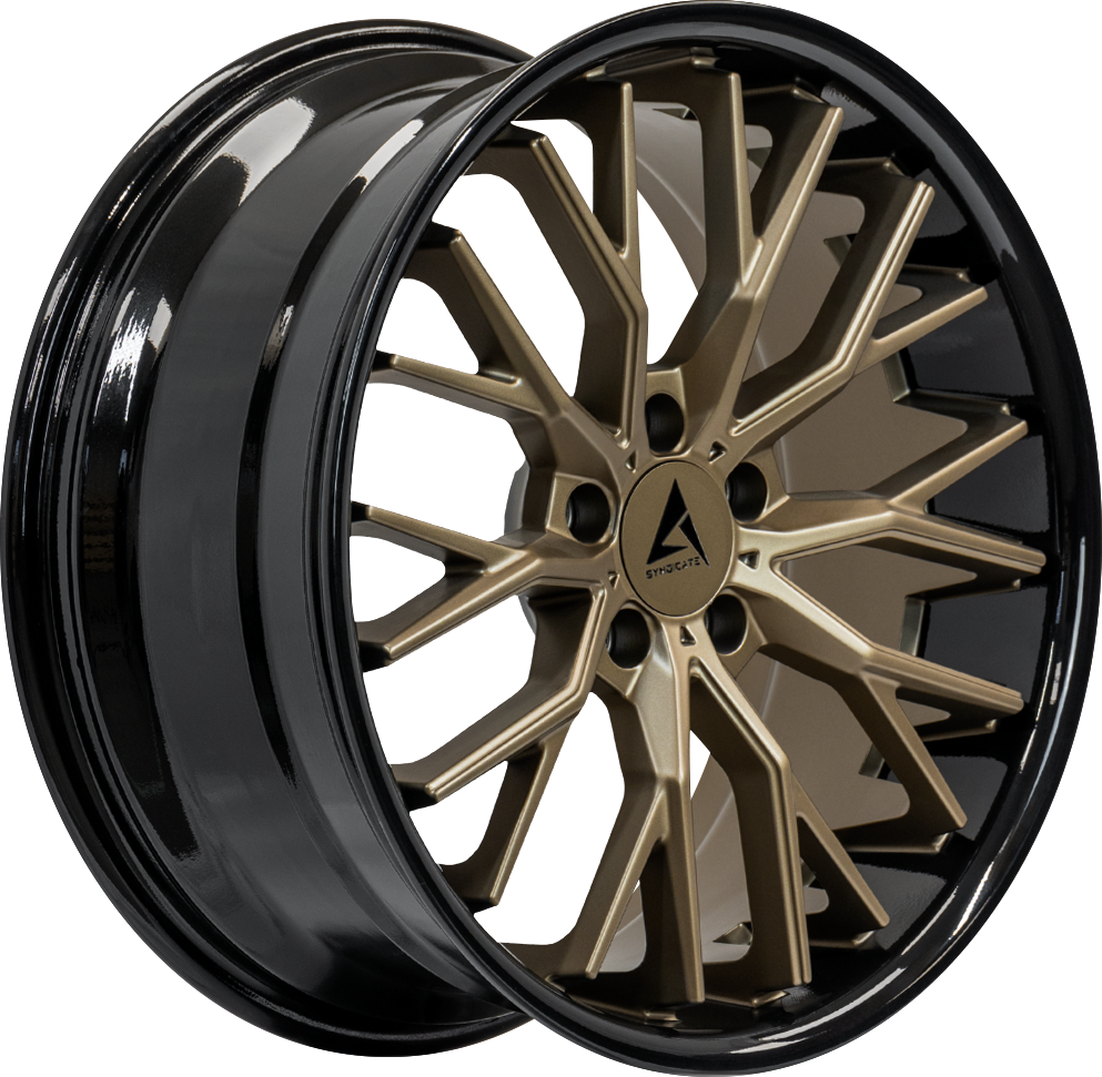 ARMED SYNDICATE SHANK 74.1 20x10.5 5x120 45 MATTE BRONZE FACE + GLOSS BLACK LIP
