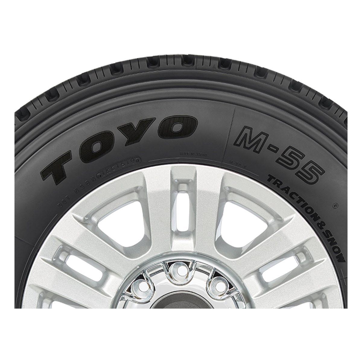 LT235/85R16 120Q LRE TOYO M-55 BLACK - Winter-Studdable Tire