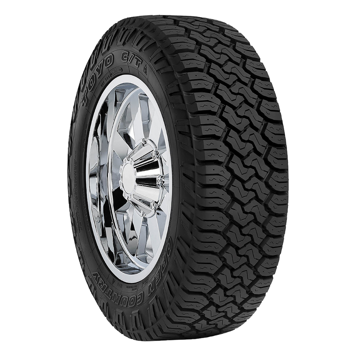 LT265/75R16 123Q LRE TOYO OPEN COUNTRY C/T BLACK - Winter-Studdable Tire