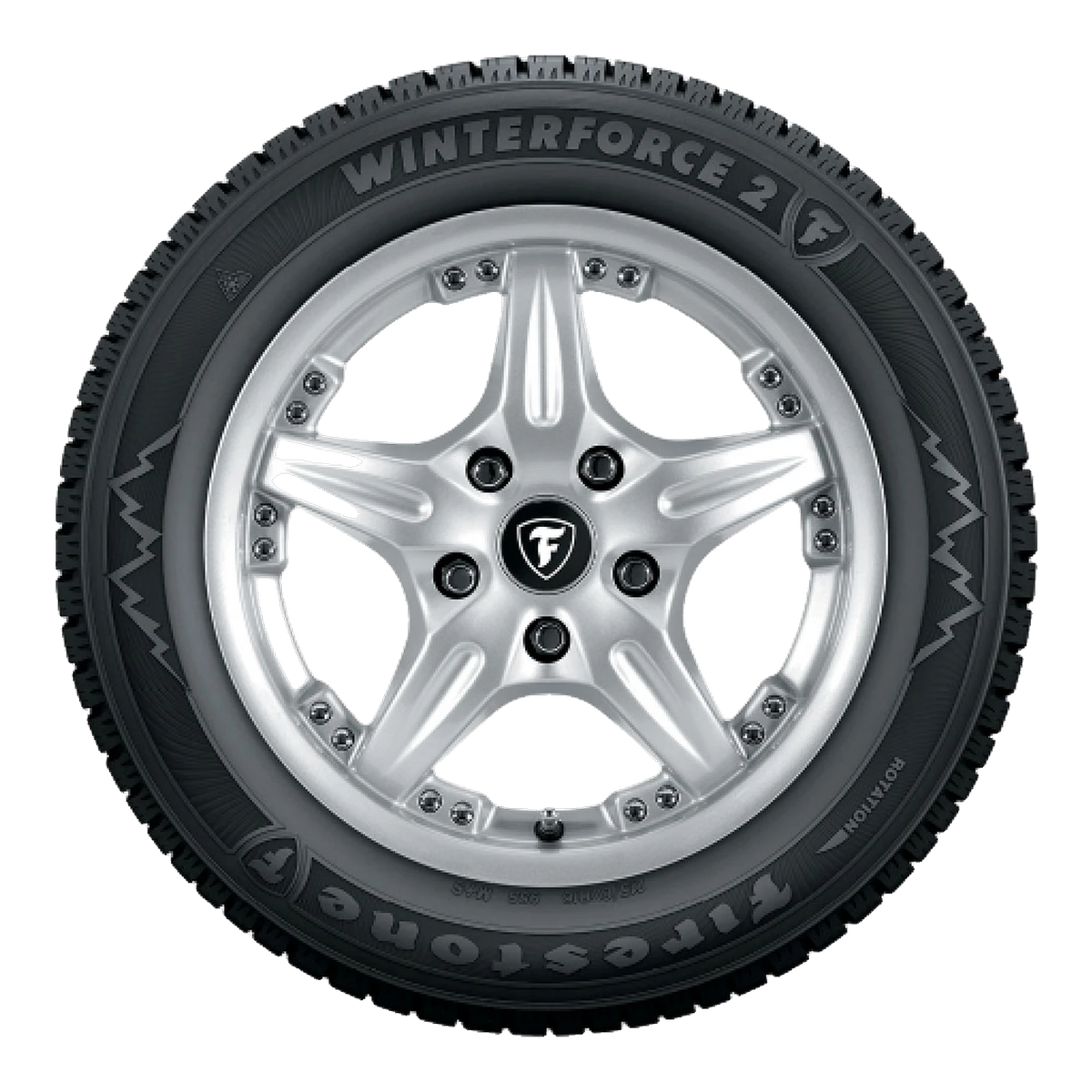 225/45R18 XL 95S LR2 FIRESTONE WINTERFORCE 2 - Winter-Studdable Tire