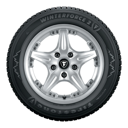 Firestone Winterforce 2 tire — alternate view