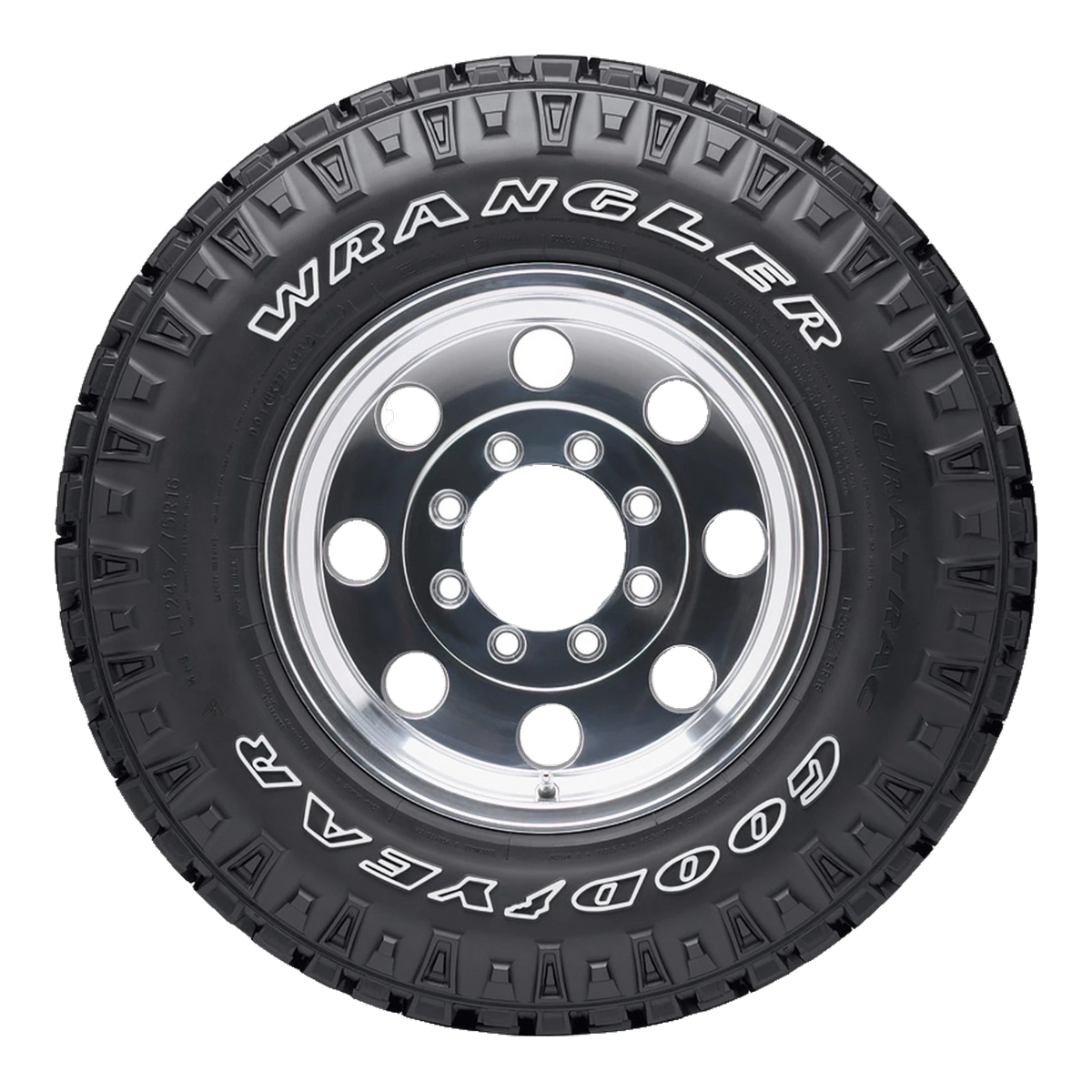 LT325/60R20 126Q LRE GOODYEAR WRANGLER DURATRAC BLACK - Winter-Studdable Tire