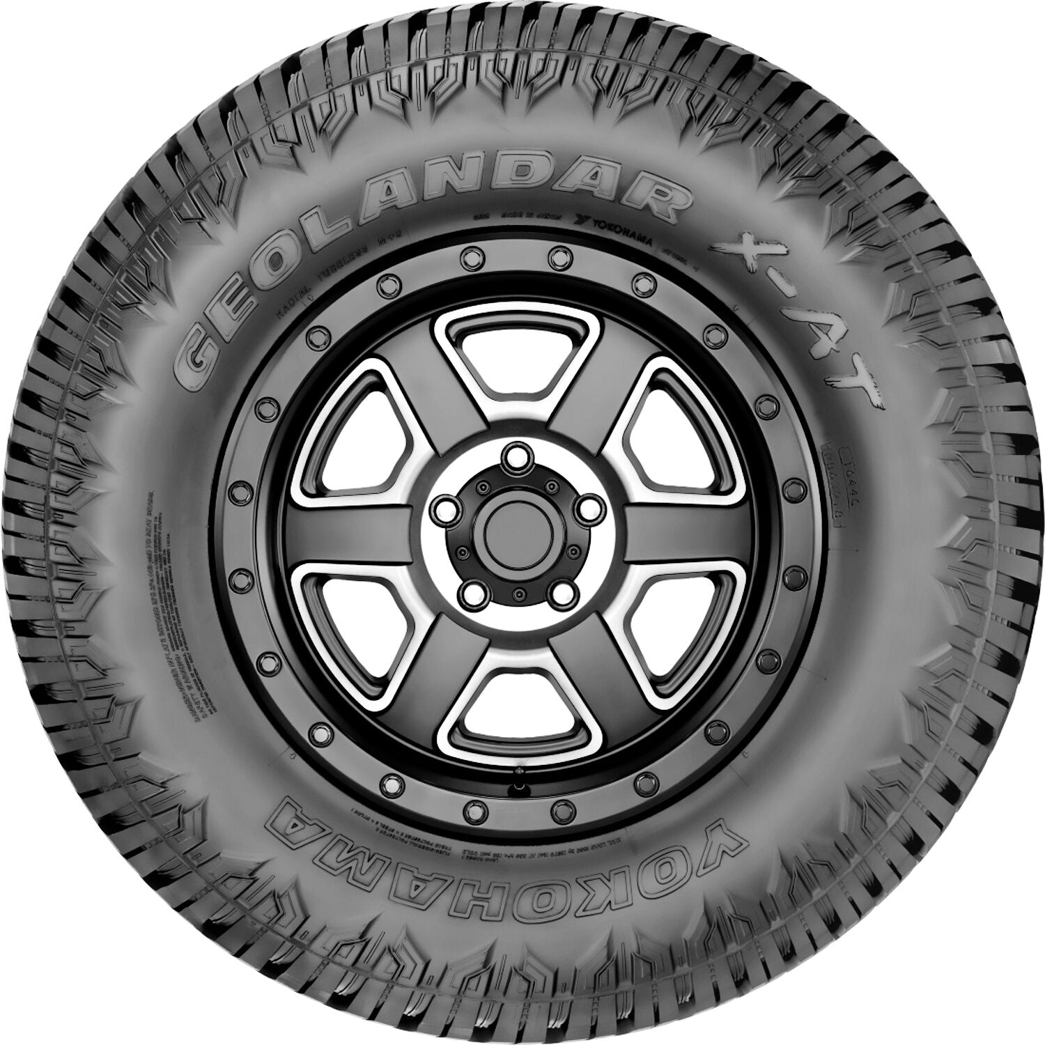 LT33X12.50R20 119Q LRLRF YOKOHAMA LT33X12.50R20LRF GEOLANDAR X-AT - All-Season Tire